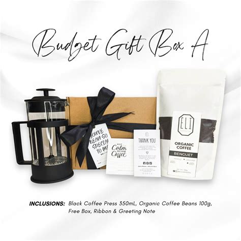 Budget Gift Box A Coffee Gift Set Birthday Anniversary Wedding