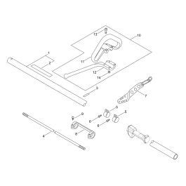 Main Pipe Handle For Echo Srm Tes L Brushcutter L S Engineers