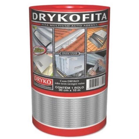 Fita Multiuso Aluminizada Cm X M Dryko