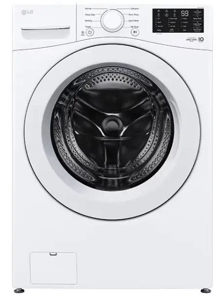 LG WM3470CW 5.0 Cu. Ft. Stackable Smart Front Load Washer User Manual