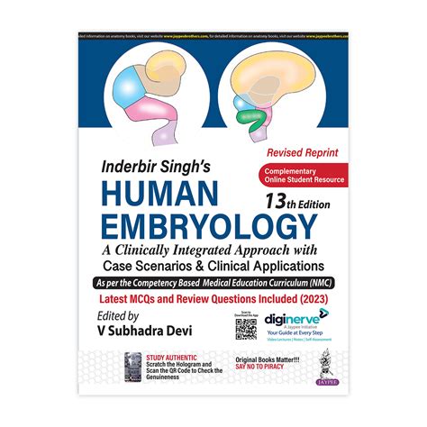 Buy Inderbir Singhs Human Embryology Medtree Co In