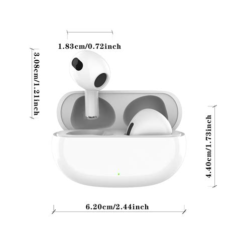 Tws Wireless Earbuds Bluetooth53 Semi In Ear With Dns Noise Cancellation Pure Stereo Sound