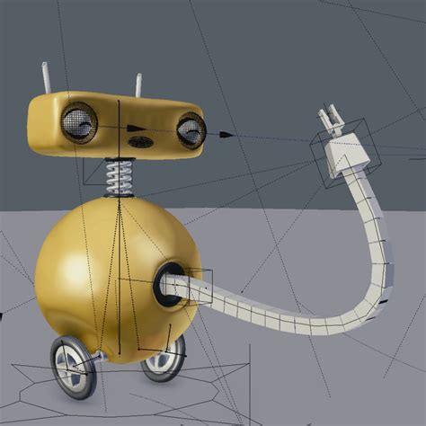 Blend Swap Round Robot Rigged