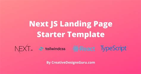 15 Best Nextjs Landing Page Templates In 2022