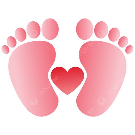 Baby Foot Print Clipart