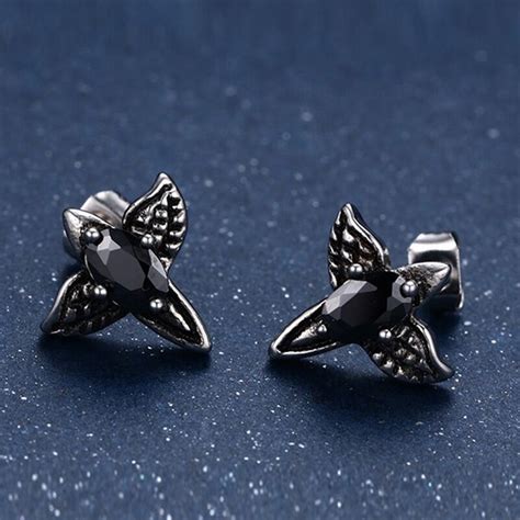 Jeulia Punk Style Eagle Titanium Steel Men S Earrings Jeulia Jewelry