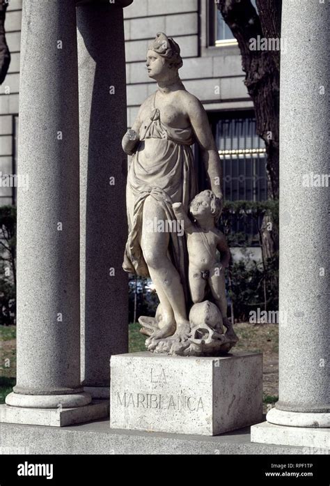 PASEO DE RECOLETOS ESTATUA DE MARIBLANCA Autor TURQUI LUDOVICO