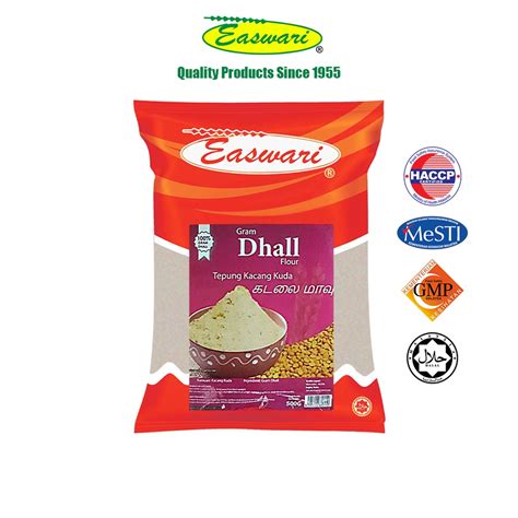 EASWARI Gram Dhall Flour 鹰嘴豆粉 Tepung Kacang Kuda 500G Shopee Malaysia