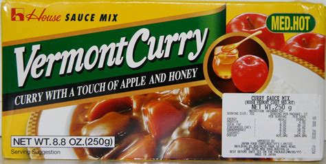 House Vermont Curry Sauce Mix Medium Hot G From Buy Asian Food U