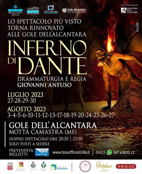 Inferno Di Dante Lo Spettacolo Pi Visto Torna Rinnovato Alle Gole