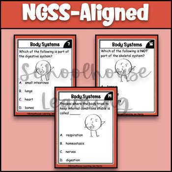 Body Systems Task Cards By Schoolhouse Learning Jan Harris Tpt