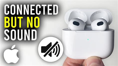 How To Fix AirPods Connected But No Sound Full Guide YouTube