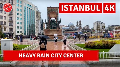 Istanbul City Center Istiklal Street Walking Tour May K Uhd