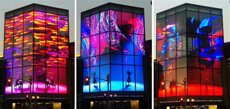 Architectural Transparent LED Video Display Screen Glass LED Screen