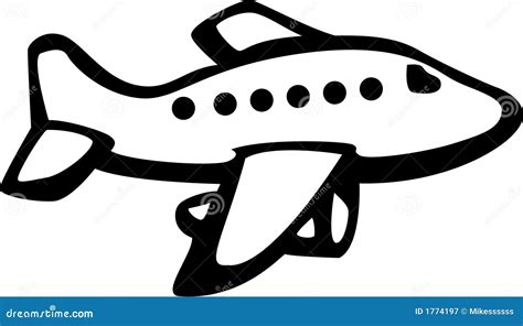 Jet Aircraft Cartoon Vector | CartoonDealer.com #1774197