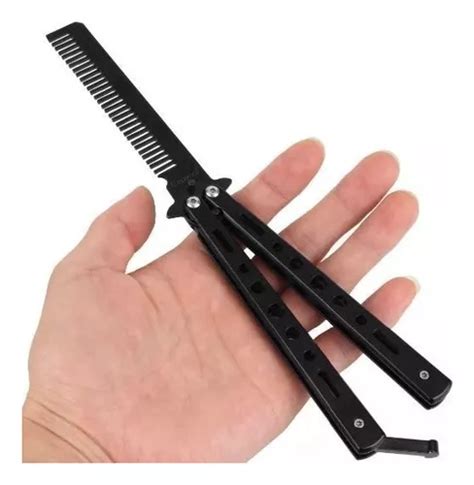 Pente Butterfly Treino Faca Canivete Balisong Cor Preto MercadoLivre