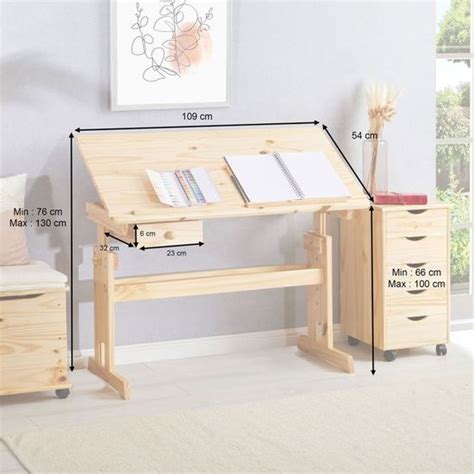 Bureau Enfant Colier Junior Flexi Table Dessin R Glable En Hauteur