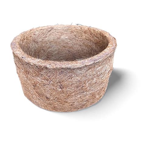 Vaso Fibra Coco Cm Natural Planta Ecologico Redondo Pc Shopee