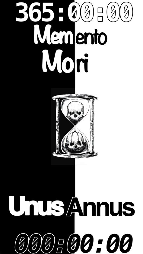 Memento Mori Unus Annus Memento Mori Mementos Momento Mori