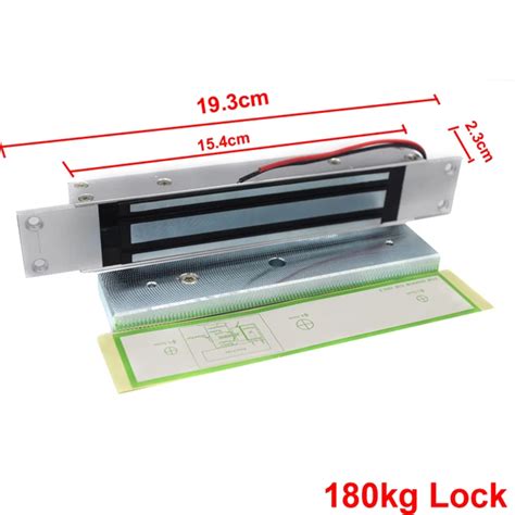 12V Single Door Electric Magnetic Electromagnetic Lock With Mortise