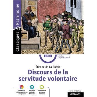 Discours De La Servitude Volontaire Classiques Et Patrimoine 2021