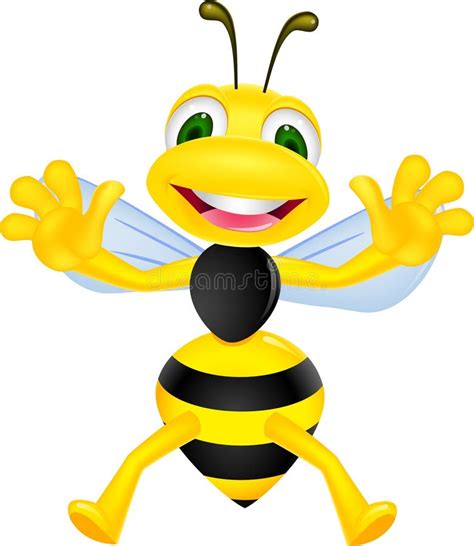 Funny Bee Stock Vector Illustration Of Cute Character 9070085