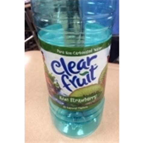 Clear Fruit Kiwi Strawberry, Pure Non Carbonated Water: Calories ...