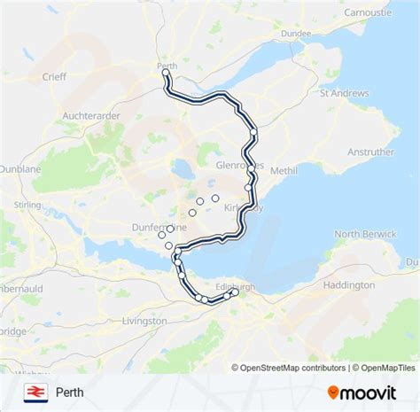 Scotrail Route Schedules Stops Maps Perth Updated