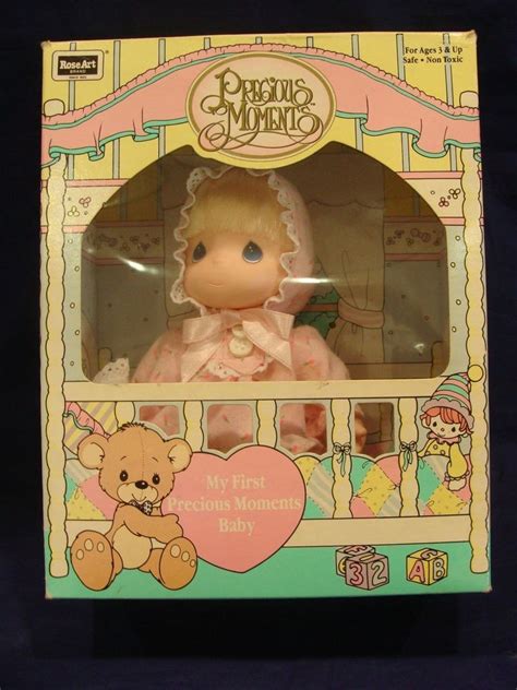 My First Precious Moments 6 Vinyl Baby Girl Doll Posable Dressable