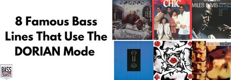 8 Famous Bass Lines That Use The Dorian Mode Online Bass Courses