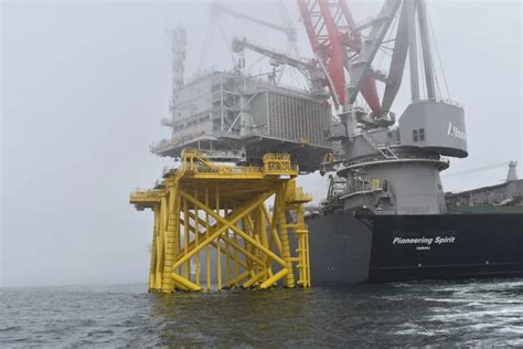 Pioneering Spirit Installs Second Offshore Substation At Hollandse Kust