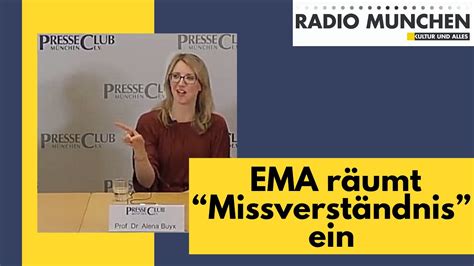 Europäische Arzneimittelbehörde EMA räumt Missverständnis ein YouTube