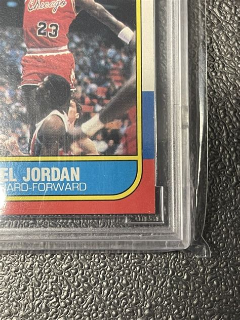 1986 Fleer Basketball Michael Jordan ROOKIE RC 57 BCCG 10 MUST SEE