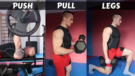 PUSH PULL LEGS KOMPLETAN TRENING PROGRAM ZA MISICNU MASU YouTube