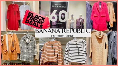 BANANA REPUBLIC FACTORY FALL WINTER CLOTHING EVERYTHING 60 OFFBLACK