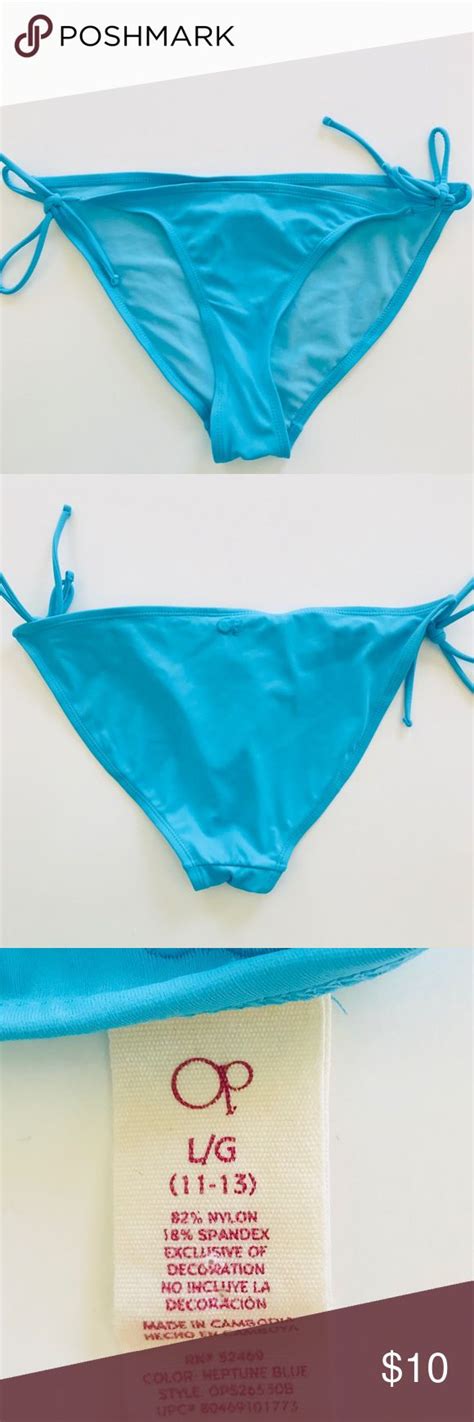 OP Light Blue Bikini Swim Bottom Size Large Light Blue Bikini Bikinis Blue Bikini