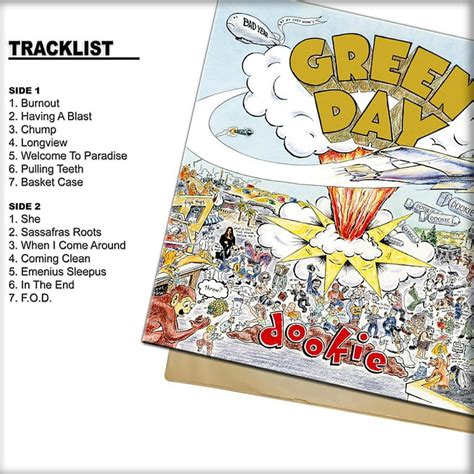 Green Day Dookie Album Cover