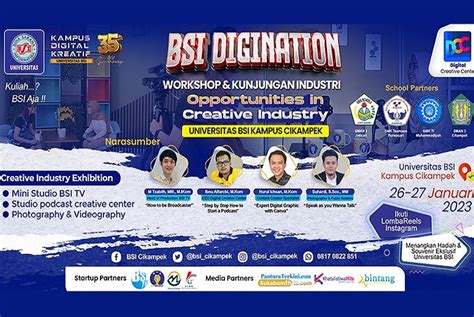 Kolaborasi Kampus Digital Kreatif Bersama Startup Partners Hadirkan Bsi Digination Republika