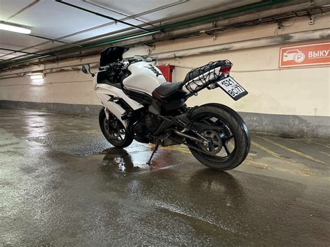 Купить б у Kawasaki ER F Ninja R инжектор передач в Москве белый naked bike года