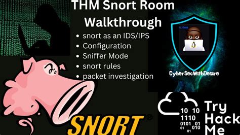 Snort Tryhackme Room Walkthrough Youtube