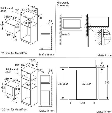 Bosch Bel Mb Serie Einbau Mikrowelle W L Autopilot