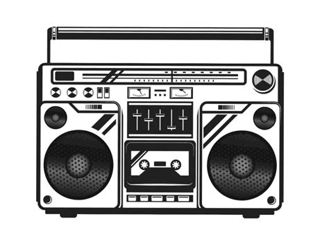 Cartoon Boombox