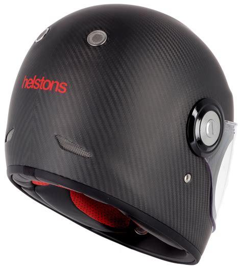 Casque Helstons Naked Full Face Noir Mat Int Gral Vintage