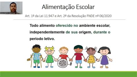 Cardápios Do Programa Nacional De Alimentação Escolar Pnae Projeto