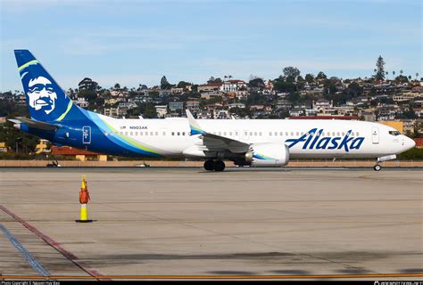 N Ak Alaska Airlines Boeing Max Photo By Nguyen Huy Bao Id