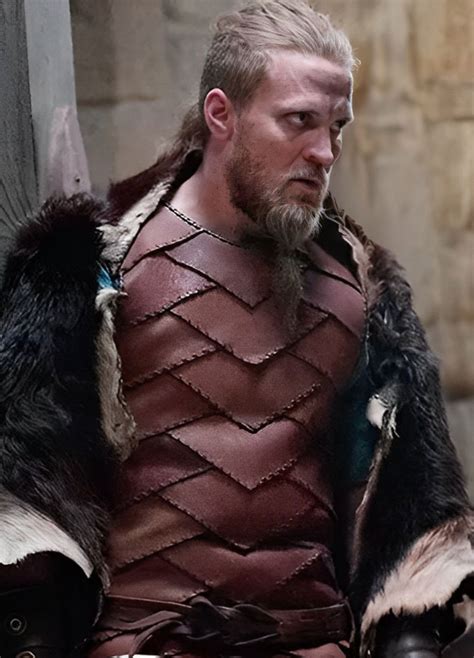 The Last Kingdom Tobias Santelmann Vest Ragnar Brown Vest