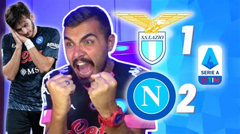 KVARASESSUALE LAZIO NAPOLI 1 2 LIVE REACTION TIFOSO NAPOLETANO HD