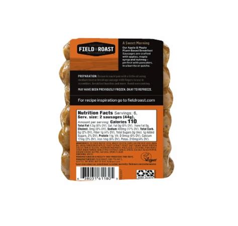 Field Roast Apple Maple Plant Based Breakfast Sausage Oz Ct