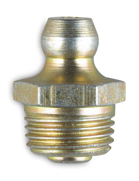 Std Fitting, 1/8"-27 Thread Size, Grease Fitting - 5PU10|5PU10 - Grainger