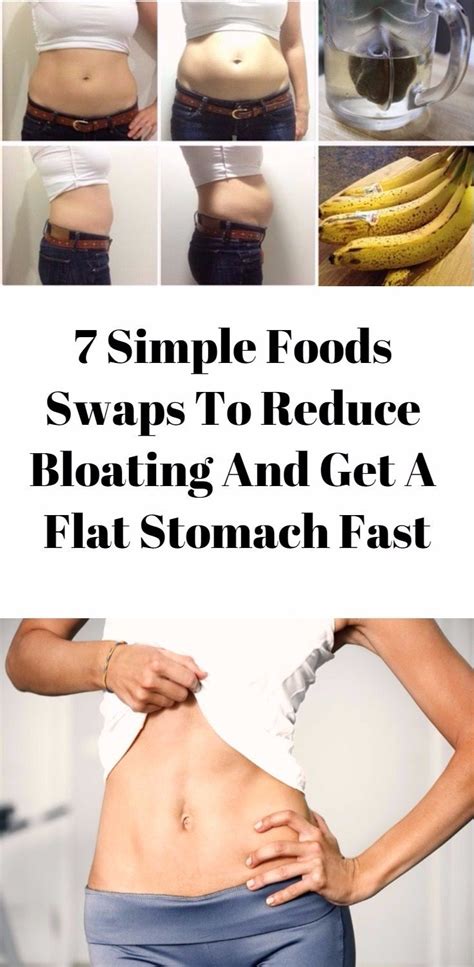 7 Simple Foods Swaps To Reduce Bloating And Get A Flat Stomach Fast